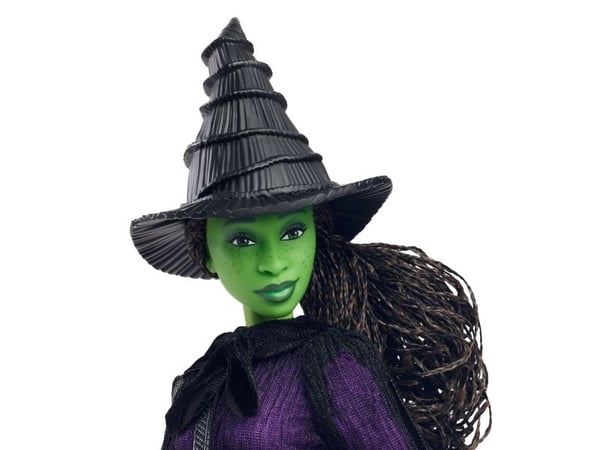Mattel Wicked Deluxe Elphaba Fashion Doll, Motedukke, Jente, 6 år, Jente, Gir fra seg lyd, 289,9 mm