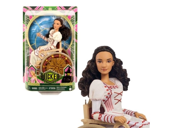 Mattel Wicked Nessarose Fashion Doll, Motedukke, Hunkjønn, 4 år, Jente, 289,9 mm, 305 g