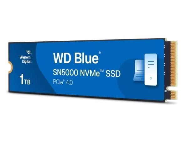 WD Blue SN5000 WDS100T4B0E - SSD - 1 TB - intern - M.2 2280 - PCIe 4.0 x4 (NVMe)