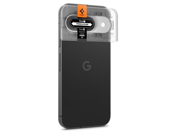 Spigen GLAS.tR EZ Fit Optik, Google, Google Pixel 9 (2024), Støvresistent, Ripebestandig, Gjennomsiktig, 2 stykker