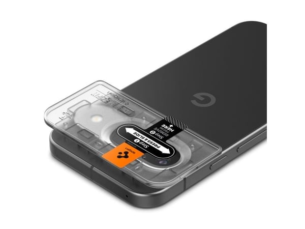 Spigen GLAS.tR EZ Fit Optik, Google, Google Pixel 9 (2024), Støvresistent, Ripebestandig, Gjennomsiktig, 2 stykker