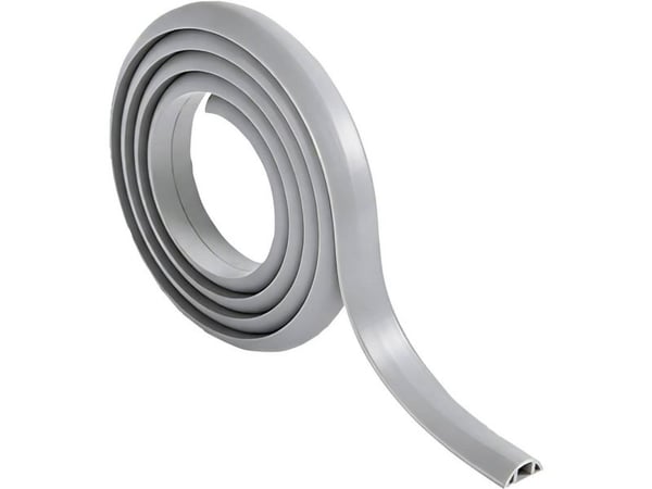 TRU COMPONENTS kabelbro 1566306 PVC Grå Antal kanaler: 1 1800 mm Indhold: 1.8 m