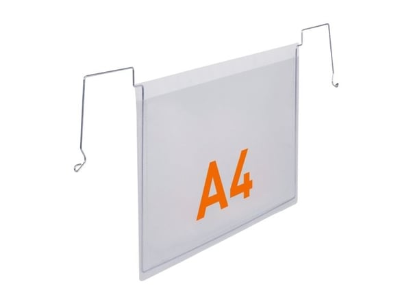 Durable 118519, A4, Polypropeeni (PP), Terästä, Läpinäkyvä, 535 mm, 2 mm, 280 mm