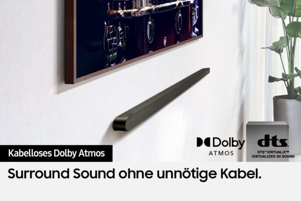 Samsung HW-S710GD - Soundbar - 3.1-kanals - trådlös - Bluetooth, Wi-Fi - 250 Watt - titansvart