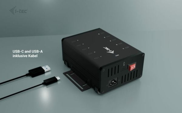 i-tec CACHRGHUB10C, Sisätila, AC, 12 V, musta