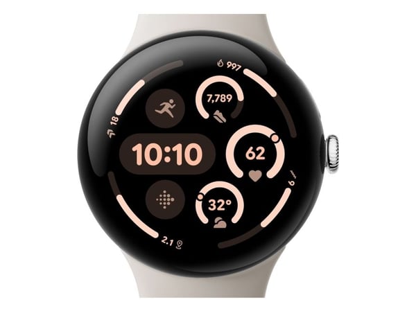 Google Pixel Watch 3, AMOLED, Kosketusnäyttö, 32 GB, Wi-Fi, GPS (satelliitti), 37 g