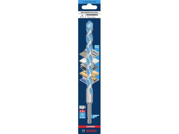 Bosch BOR HEX MULTICONSTRUCTION 14X200MM BOR HEX MULTICONSTRUCTION 14X200MM