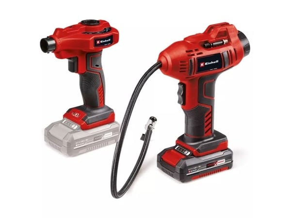 Einhell CE-AP 18+CE-CC, Universell, 11 stang, 670 l/min, Sort, Rød, Batteri, 18 V