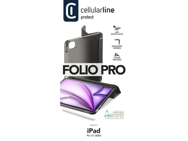 Cellularline 8018080480140, Folio, Apple, iPad Pro 12.9", 32,8 cm (12.9"), 413 g