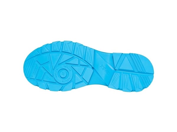 Uvex xenova BOA S1P, Unisex, Voksen, Vernestøvler, Sort, Blå, ESD, S1P, Hurtigsnører