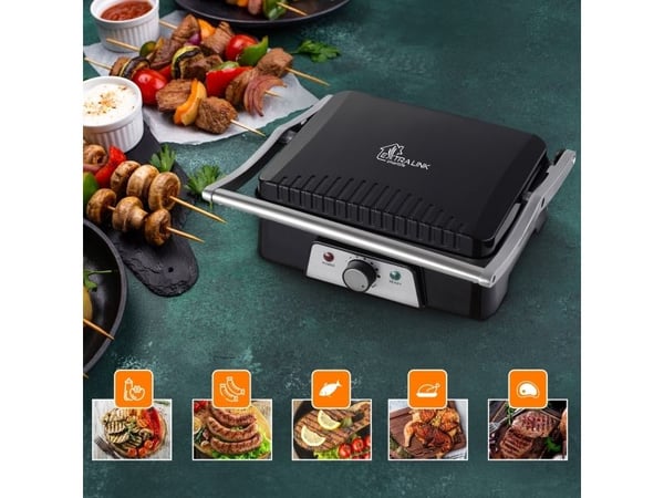 Extralink Smart Life Elektrisk Grill SJ-36 | Elektrisk grill | 2000W, Grill med temperaturkontroll
