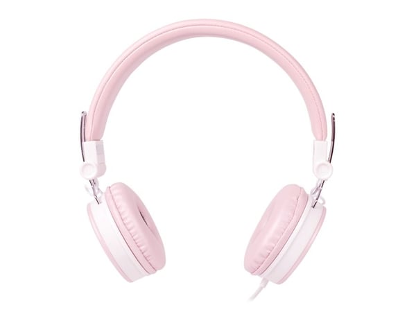 Streetz HL-W202, Koblet med ledninger (ikke trådløs), 20 - 20000 Hz, Samtaler/musikk, 160 g, Hodesett, Rosa