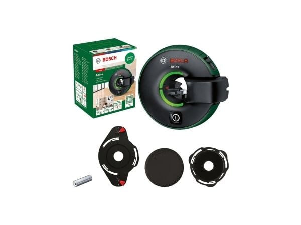 Bosch Atino, 1,7 m, 270°, 630 - 650 nm (< 10 mW), Linjevater, Svart, Grønn, Batteri