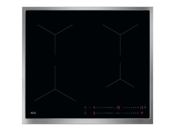 AEG TO64IA0FXB, Svart, Innebygget, 60 cm, Sonebasert induksjon, Glass-keramikk, 4 zone(s)