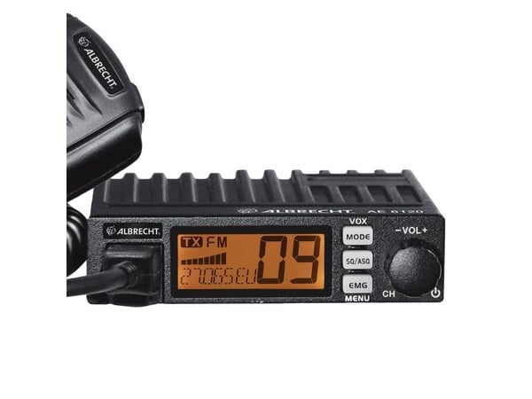 Albrecht AE 6120 VOX mini CB radio 12V