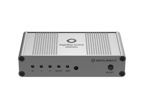 OEHLBACH D1C6049, HDMI, Metall, Sølv, 120 Hz, 7680 x 4320 piksler, 5.1 kanaler