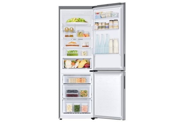 Samsung EcoFlex RB33B612ESA - Kjøleskap/fryser - bunnfryser - bredde: 59.5 cm - dybde: 65.8 cm - høyde: 185.3 cm - 344 liter - Klasse E - sølvinoks