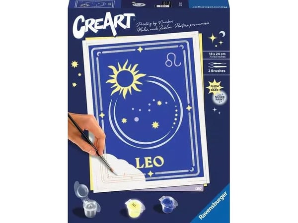 Ravensburger 23743, Malinger inkludert, Gutt/Jente, Fargelegg etter tall