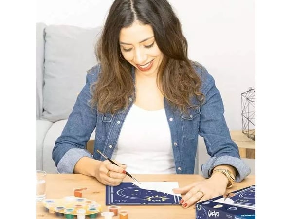 Ravensburger 23743, Malinger inkludert, Gutt/Jente, Fargelegg etter tall