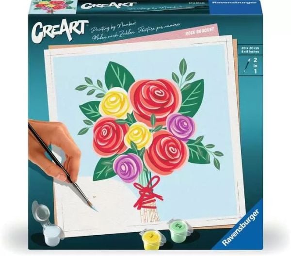 Ravensburger 25520, Malinger inkludert, Fargelegg etter tall