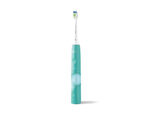 Philips 4100 Series HX3689/43 Sonisk eltandborste, Vuxen, Ultraljudstandborste, Daglig vård, 31000 rörelser per minut, Turkos, 2 min, 4 x 30 sec