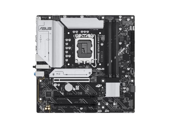 ASUS PRIME B760M-A WIFI II, Intel, LGA 1700, Intel® Celeron®, Intel Core i3 12th Gen, Intel Core i3 13th Gen, Intel Core i3 14th Gen, Intel..., LGA...