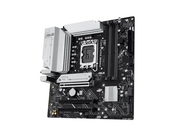 ASUS PRIME B760M-A WIFI II, Intel, LGA 1700, Intel® Celeron®, Intel Core i3 12th Gen, Intel Core i3 13th Gen, Intel Core i3 14th Gen, Intel..., LGA...