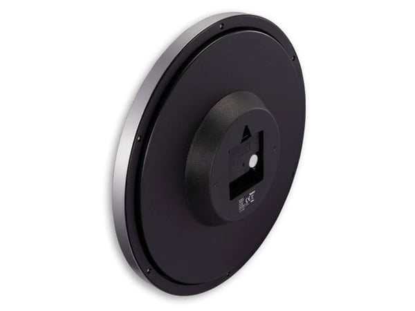 Hama Mallorca, Vegg, Kvartsklokke, Rund, Sølv, Hvit, Plast, Glass