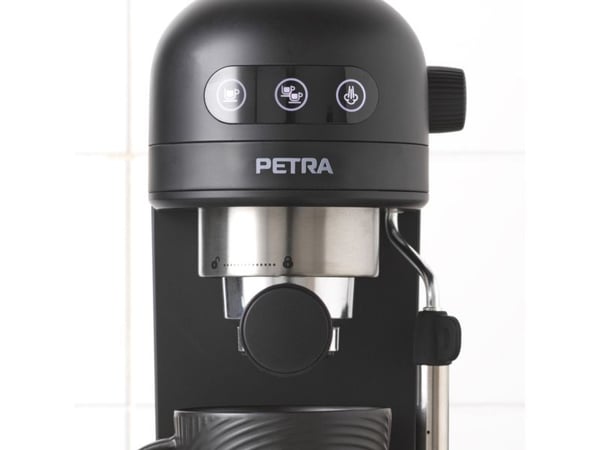 Petra PT5240BVDE, Espressomaskin, 1,4 l, Malt kaffe, 1465 W, Sort