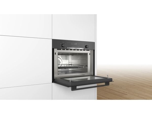 Bosch Serie 6 CMA585GB1, Innebygget, Kombinasjon mikrobølge, 44 l, 900 W, Innebygd skjerm, LCD