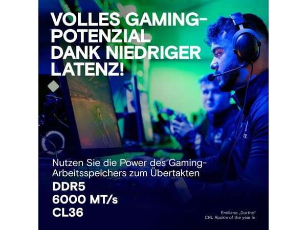 Crucial Pro - Overclocking Edition - DDR5 - sett - 32 GB: 2 x 16 GB - DIMM 288-pin - 6000 MT/s / PC5-48000 - CL36 - 1.35 V - ikke-bufret - on-die E...