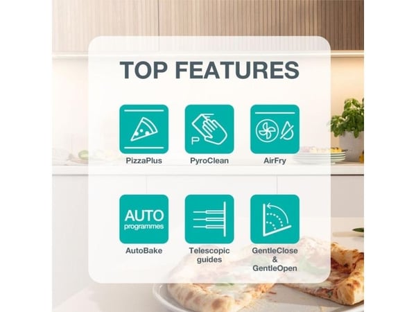 Gorenje GO66E PIZZA350C, Stor, Elektrisk ovn, 77 l, 3500 W, 77 l, Multitech