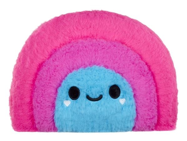 MGA Entertainment Fluffie Stuffiez Pillow Fight- Rainbow, Lekeregnbue, 4 år