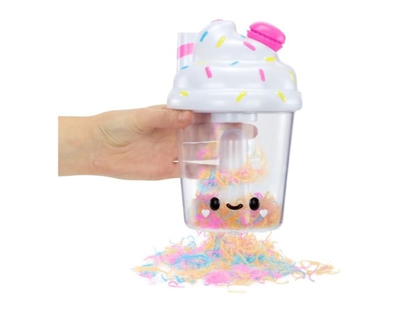 MGA Entertainment Fluffie Stuffiez Pillow Fight- Rainbow, Lekeregnbue, 4 år