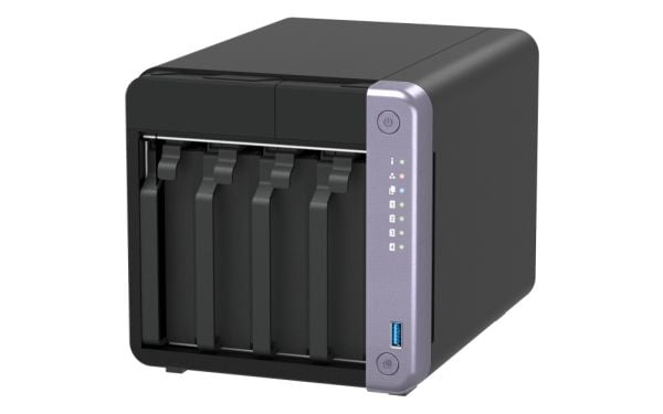 QNAP TS-432X-4G 24 TB WD Red Plus NAS-pakke NAS inkl. 2x 12 TB WD Red Plus 3,5 tommers SATA-harddisk