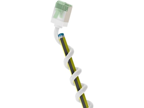 Goobay 74363, 5 m, Cat8.1, U/FTP (STP), RJ-45, RJ-45, Hvit