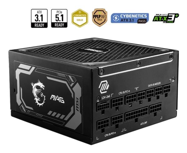 PC-virtalähde MSI MAG A1250GL PCIE5