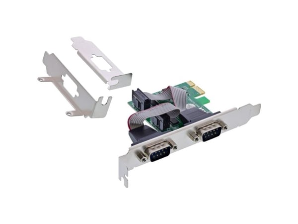 InLine 76619D, PCIe, Seriell, Hankjønn, PCIe 2.0, RS-232, 9-pin, China