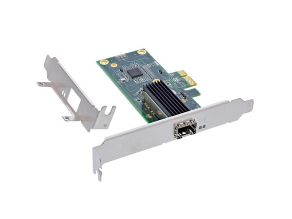 InLine 51129A, PCIe, SFP, Hankoppling, PCIe 2.1, Passiv, Kina