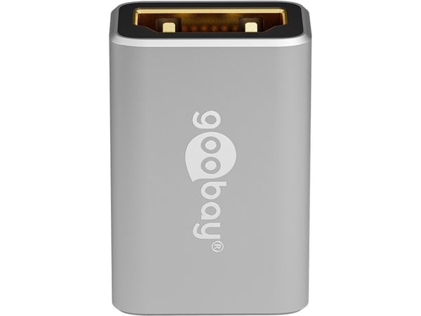 Goobay HDMI-sovitin kytkentä kullattu 8K a 60 Hz - pistorasia tyyppi A> (72008)
