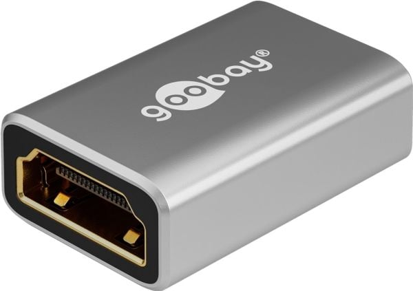 Goobay HDMI-sovitin kytkentä kullattu 8K a 60 Hz - pistorasia tyyppi A> (72008)