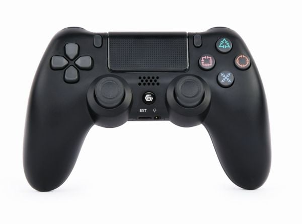 GEMBIRD JPD-PS4BT-02 - Håndkonsoll - 8 knapper - trådløs - Bluetooth - svart - for PC, Sony PlayStation 4