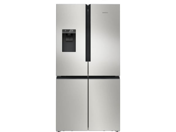 Siemens iQ500 KF96IAPEA - Kjøleskap/fryser - fransk dør underfryser med isdispenser, vannautomat - bredde: 90.5 cm - dybde: 73.1 cm - høyde: 183 cm...