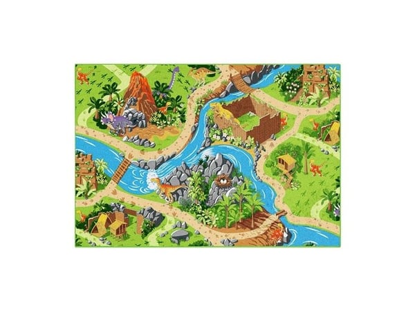 Leikkimatto - Dino world - 95 x 133 cm