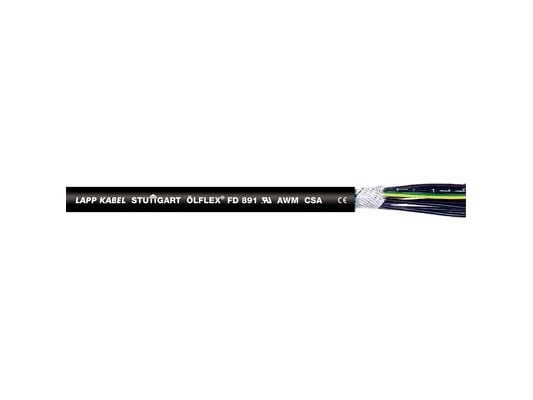 LAPP 1026128-50 Släppkedjekabel ÖLFLEX® FD 891 7 G 1 mm² Svart 50 m
