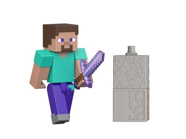 Minecraft Redstone Charged Steve-figur, 6 År, Minecraft, Multifärg, Plast