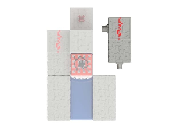 Minecraft Redstone Charged Steve Figure, 6 år, Minecraft, Flerfarget, Plast