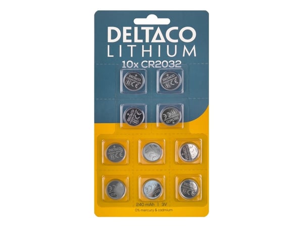 CR2032 litium 10-pack