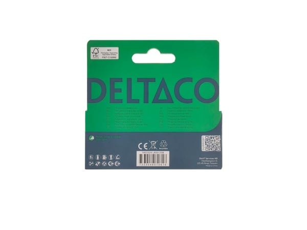 DELTACO - Batteri 20 x AAA / LR03 - Alkalisk - 1300 mAh