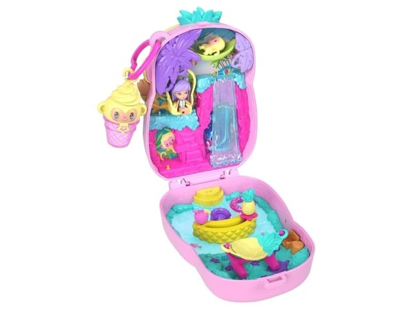 Polly Pocket Core Compact Pineapple Monkey Colada